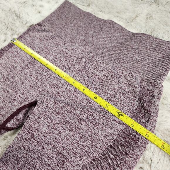 Victoria's Secret PINK Purple Marled Seamless Contour Mesh Cutout Leggings - S - Picture 7 of 8